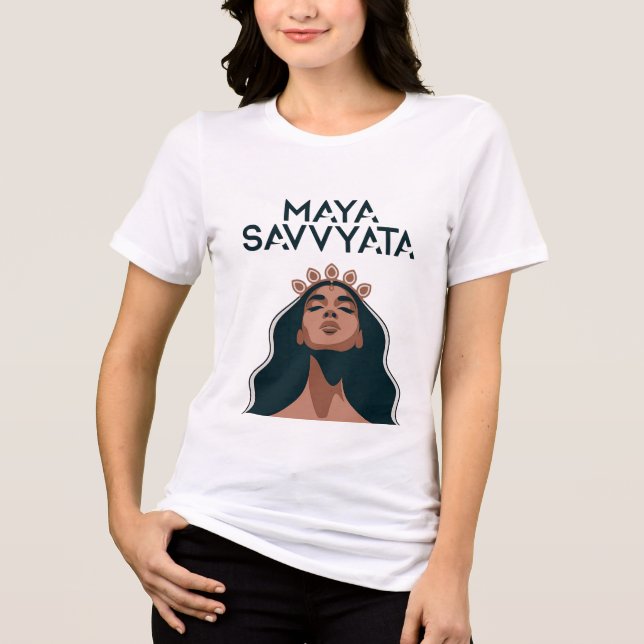 ANCIENT MAYA SAVVYATA Tri-Blend SHIRT (Vorderseite)