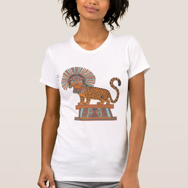 ANCIENT MAYA TIGER T-Shirt (Vorderseite)