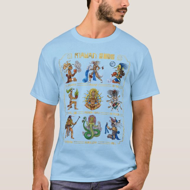 Ancient Mayan Gods T-Shirt (Vorderseite)