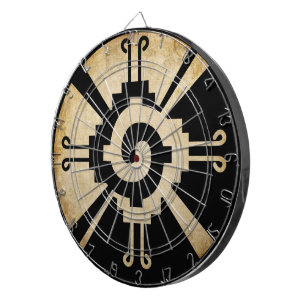 Ancient Mayan Hunab-Ku Dartscheibe