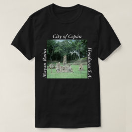Ancient Mayan Ruins Copan Honduras Foto Design T-Shirt
