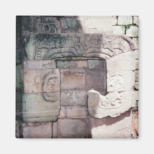 Ancient Mayan Ruins Foto Design Kühlschrank Magnet (Vorne)