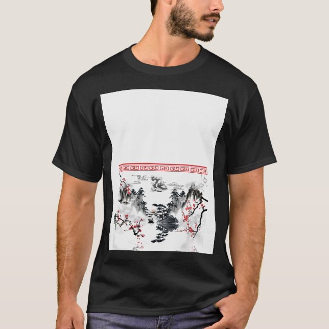 Ancient Misty Lake T-Shirt (Vorderseite)