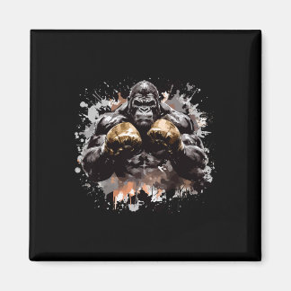Ancient Motivation Inc Gorilla Boxen Champion Boxe Magnet