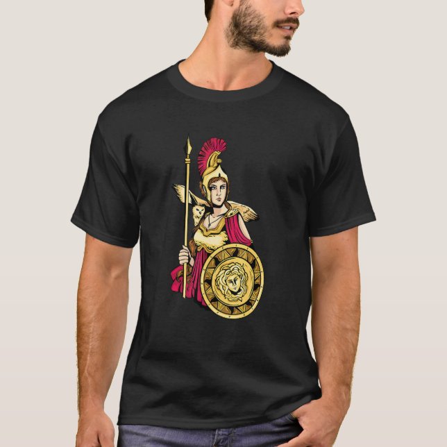 Ancient mythology fighter meduza T-Shirt (Vorderseite)