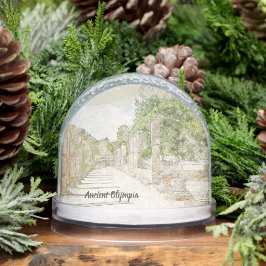 Ancient Olympia Greece Snow Globe – Historic Schneekugeln