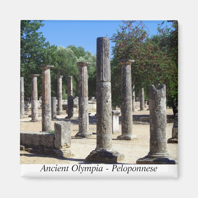 Ancient Olympia - Peloponnese Magnet (Vorne)