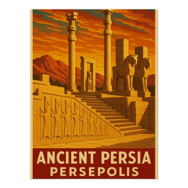 Ancient Persia - Persepolis Poster (Vorderseite)