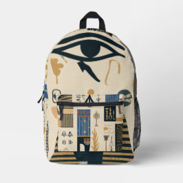 Ancient Print Backpack Bedruckter Rucksack