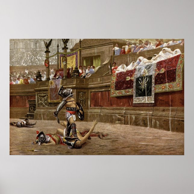 Ancient Roman Gladiators Poster (Vorne)