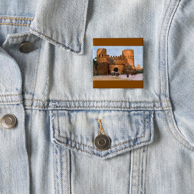 Ancient Roman Historic Architecture Button (Von Creator hochgeladen)