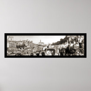 Ancient Rome, Italy Photo 1909 Poster