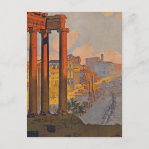 Ancient Rome Travel and Malerei Postkarte