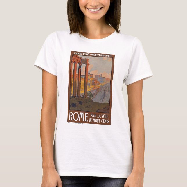 Ancient Rome Travel and Malerei T-Shirt (Vorderseite)
