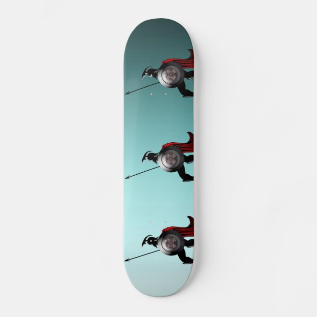 Ancient Spartan Warrior Skateboard (Vorderseite)
