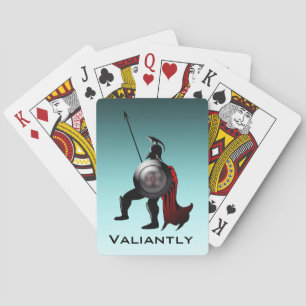 Ancient Spartan Warrior Spielkarten