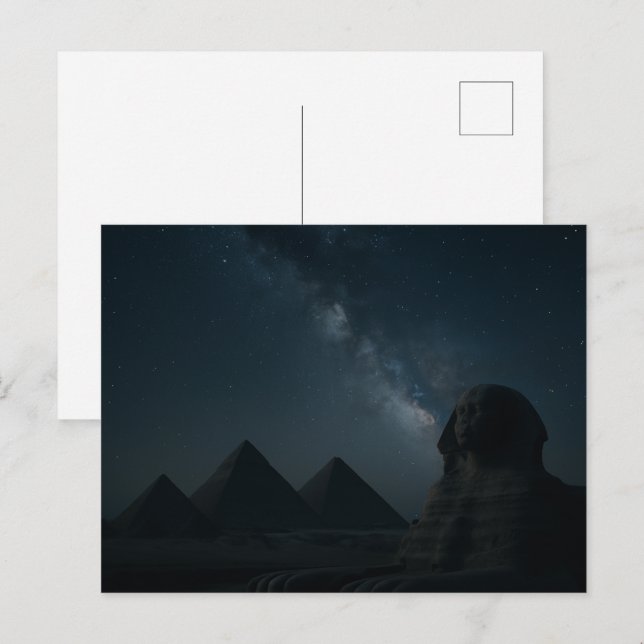 Ancient Sphinx Mystique Postkarte (Vorne/Hinten)