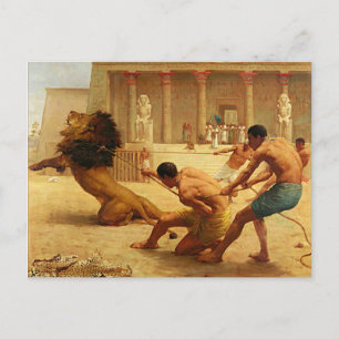 Ancient Sport von Kilburne Postkarte