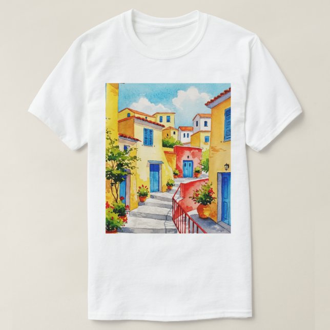 Ancient street T-Shirt (Design vorne)
