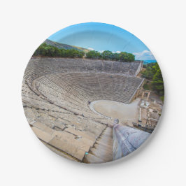 Ancient Theater Epidaurus Griechenland Teller