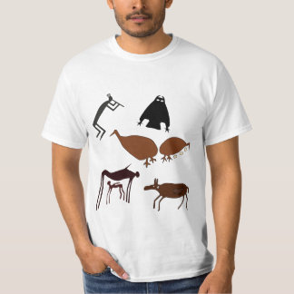 Ancient Tribal Earth Art - Ancient Animals T - Shi T-Shirt