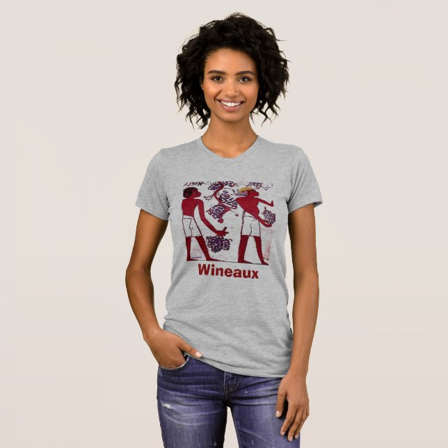 Ancient Vineyard, Wineaux, bearbeiten Text-T - Shi T-Shirt (Vorne ganz)