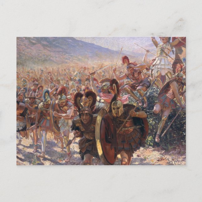 Ancient Warriors Postkarte (Vorderseite)