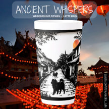 ANCIENT WHISPERS Chow Latte Tasse
