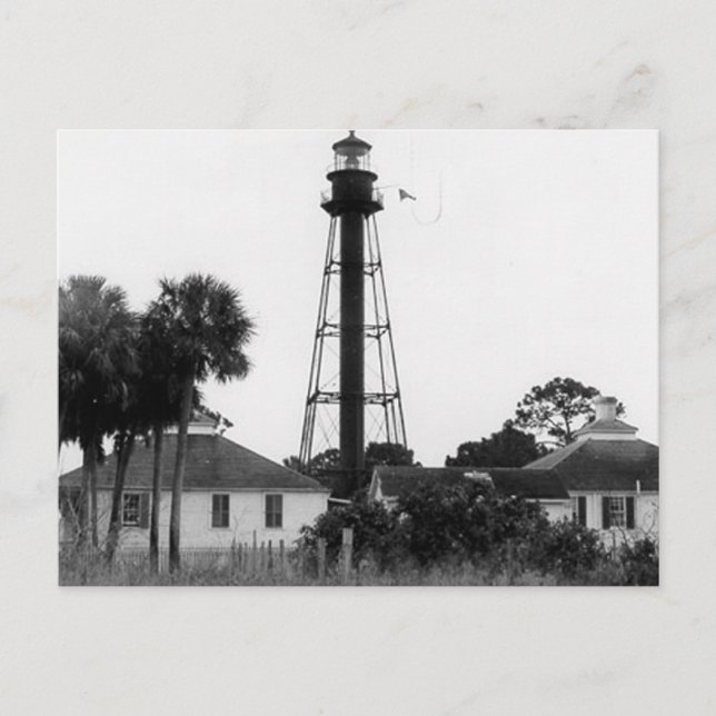 Anclote Keys Lighthouse 2 Postkarte (Vorderseite)