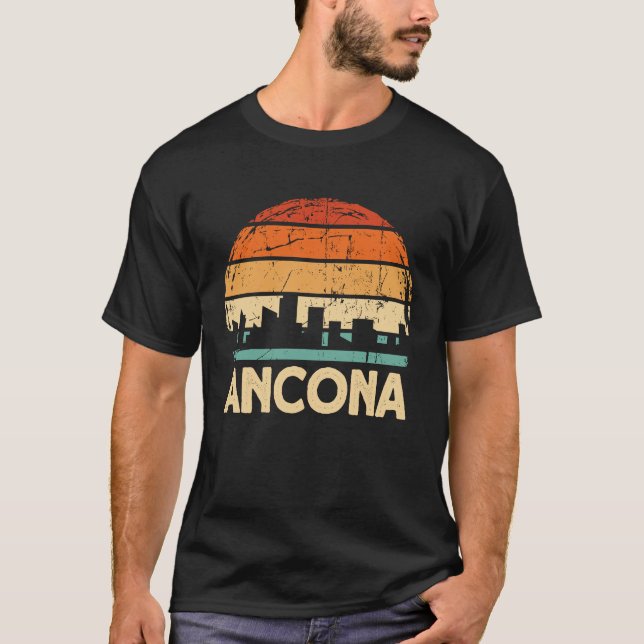 Ancona Skyline T-Shirt (Vorderseite)