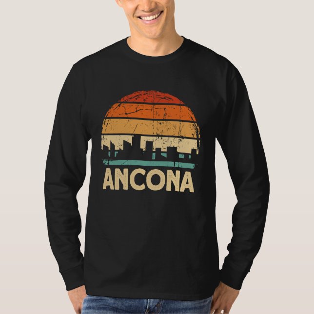 Ancona Skyline T-Shirt (Vorderseite)