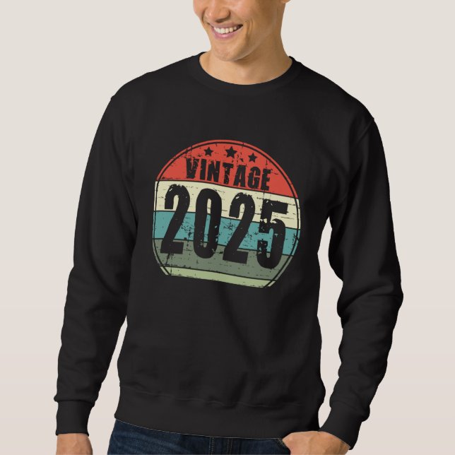 and vintage 2025 sweatshirt (Vorderseite)