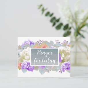 Andachts-Schriftwort für heute Faux-Glitter-Postka Feiertagspostkarte