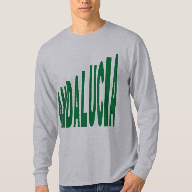 ANDALUCIA GRAUEN BASISCHE T-Shirts (Vorderseite)