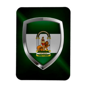 Andalucía Metallic Emblem Magnet