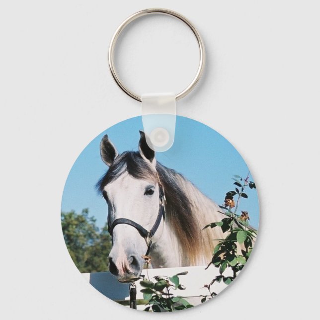 ANDALUSIAN HORSE HEAD SCHLÜSSELANHÄNGER (Vorderseite)
