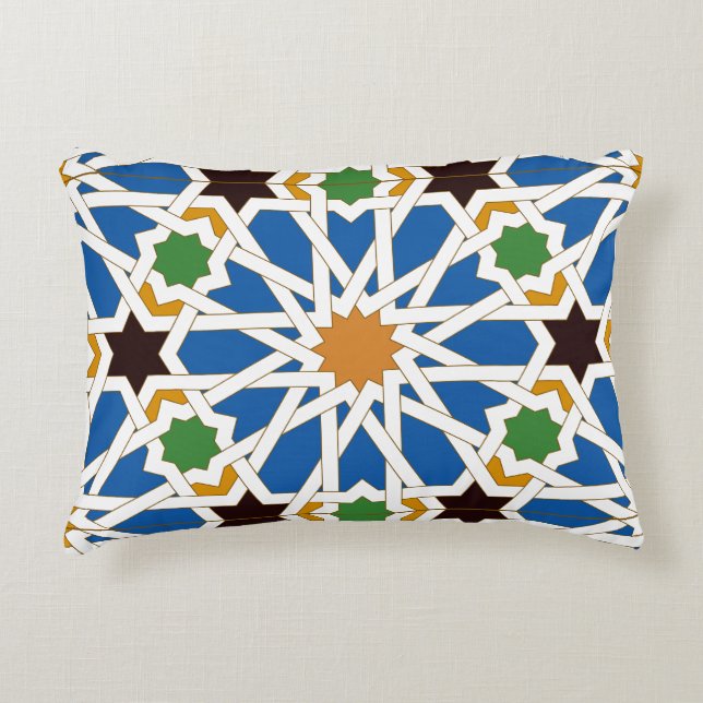 Andalusian Tiles 10 (Real Alcazar, Seville) Dekokissen (Vorderseite)