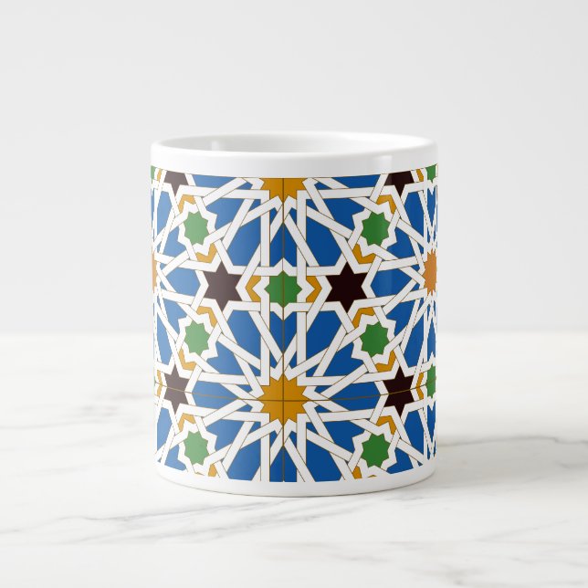 Andalusian Tiles 10 (Real Alcazar, Seville) Jumbo-Tasse (Vorderseite)