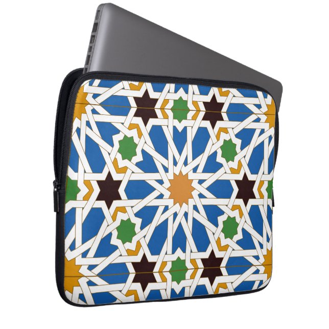 Andalusian Tiles 10 (Real Alcazar, Seville) Laptopschutzhülle (Vorne Rechts)