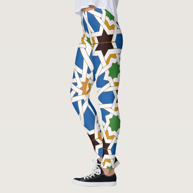 Andalusian Tiles 10 (Real Alcazar, Seville) Leggings (Links)