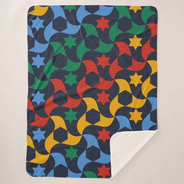 Andalusian Tiles 12 (Alhambra Palace, Granada) Sherpadecke (Vorderseite)