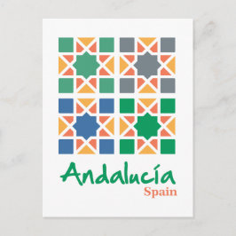 Andalusian Tiles 4 Postkarte