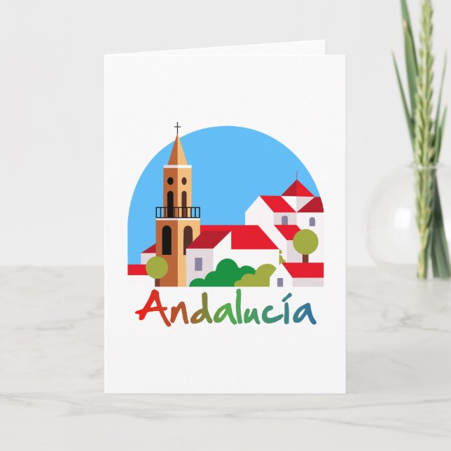 Andalusien 1 dankeskarte (Vorderseite)