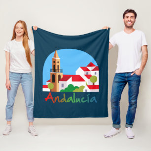 Andalusien 1 fleecedecke