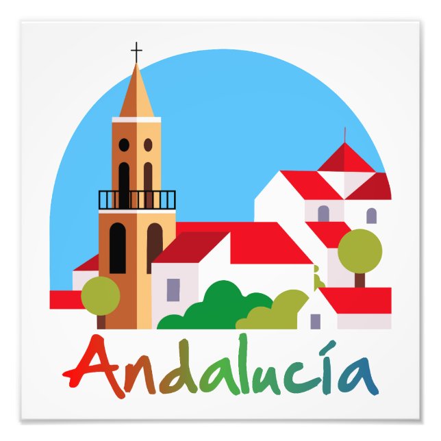 Andalusien 1 fotodruck (Vorne)