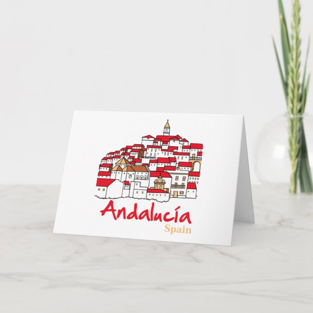 Andalusien 2 dankeskarte (Vorderseite)