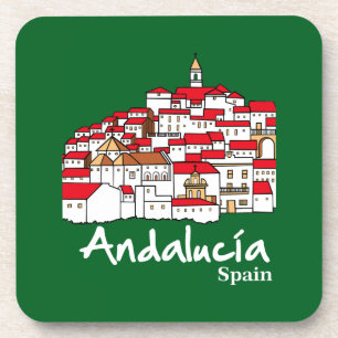 Andalusien 2 getränkeuntersetzer