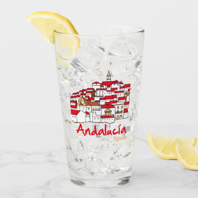 Andalusien 2 glas (Vorderseite Ice)