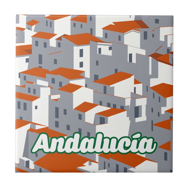 Andalusien 3 fliese (Vorderseite)