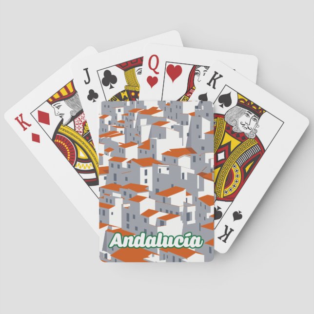 Andalusien 3 spielkarten (Rückseite)